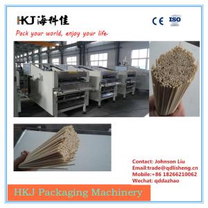 China Durable Pasta Cutting Machine / Industrial Pasta Machine With Rod Dropping Device factory