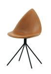 Fiberglass Dining Chair Karim Rashid Ottawa chair wax leather or fabric dining