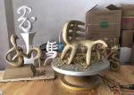 Antique Style Fiberglass Resin Statues Indoor Special Shape Customized