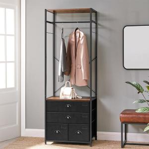 China Open Wardrobe With Drawers, Bedroom Drawer Dresser, Fabric Drawer Dresser for Sale, Bedroom Storage, LVT034B01 factory