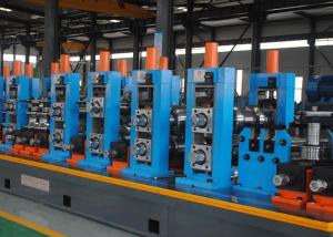 China Thickness 3.38 - 6.02mm Round Erw Pipe Mill Dia 114.3mm Quick Include Rollers factory