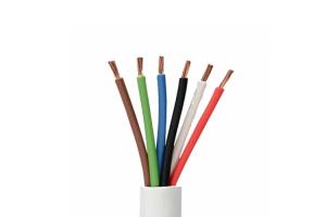 China 5 Pins 200C Custom Electrical Wire Telfon Insulation Jacket Heating Cable factory