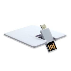 China Android OTG 2.0 Credit Card USB Sticks 1GB 128GB 15MB/S UV Colorful Print factory