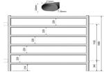 Australia/ New Zealand Portable Horse cattle yard panel