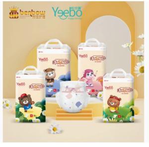 China Yeebo Diaper dry and cool experience to the baby factory