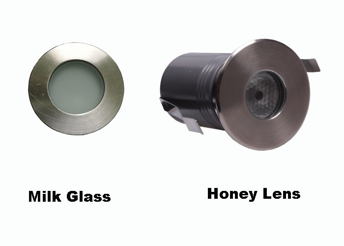 Milk Glass LED Underground Light / Mini Buried Underground Driveway Lights