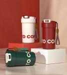 Leakproof Spillproof 460ML Double Wall Custom Metal Tumblers Thermal Insulated