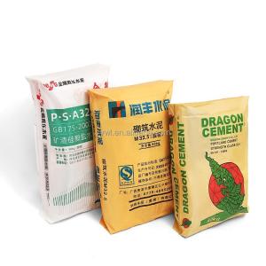 China 25kg 50kg Eco Friendly Woven Empty Bag Of Cement Plastic Cement Bag factory