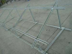 China OEM Aluminum Extrusion Solar Panel Frame Ground Mount Solar Frame Anodized factory