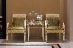 Countryside French Furniture Living Room Furniture- Luxury Gold Modern Longue