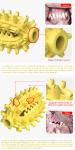 Dog Toothbrush Molars Stick 15cm Cactus Dog Bite Toys