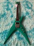 6 Strings Guitar 39 Inch V Shape Electric Guitar Neck Through Active Guitar