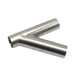 JIS XXS High Pressure Steel Pipe Fittings 45 Degree Y Branch Pipe Fitting