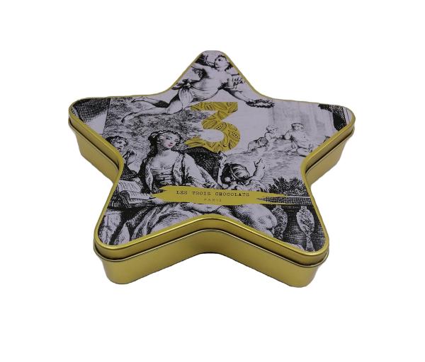 Factory Price Metal Tin Can Customized Design Tin Box Star Shaped Gift Tin