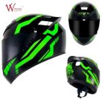 Full Face Motorcycle Helmet with Aerodynamic Design and Integrated Bluetooth
