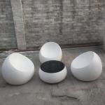 FRP Fiberglass Furniture Table Charis For Home Decoration