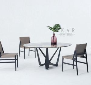 China Product Type: DA-TA18 Material: metal frame + marble top or wooden top Feature: Eco-Friendly, easy clean, modern simple factory