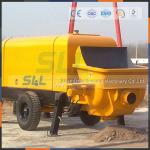 Diesel Power Hydraulic Concrete Pump , 90m3/H High Pressure Concrete Pump
