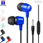 Multi Color Wired In Ear Earphones 90dB Bass Stereo Headphones