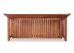Exquisite Solid Wooden Outdoor Furniture / Solid Wood Garden Furniture Not Easy