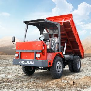 China Dump 3.5 Ton Underground Mining Truck 4*4 Driven Smooth Operation Safety factory