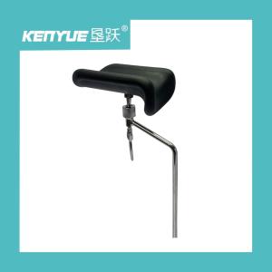 China Electroplated PU Material Leg Rest Black Color For Obstetric Table factory