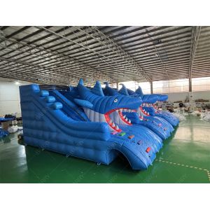 Large SharkInflatable Slide For Pool Summer Swimming Pool Slide Inflatable Water