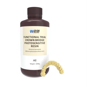 China ASTM Temporary Crown And Bridge Resin Tooth 3d Printer Resin Dental factory
