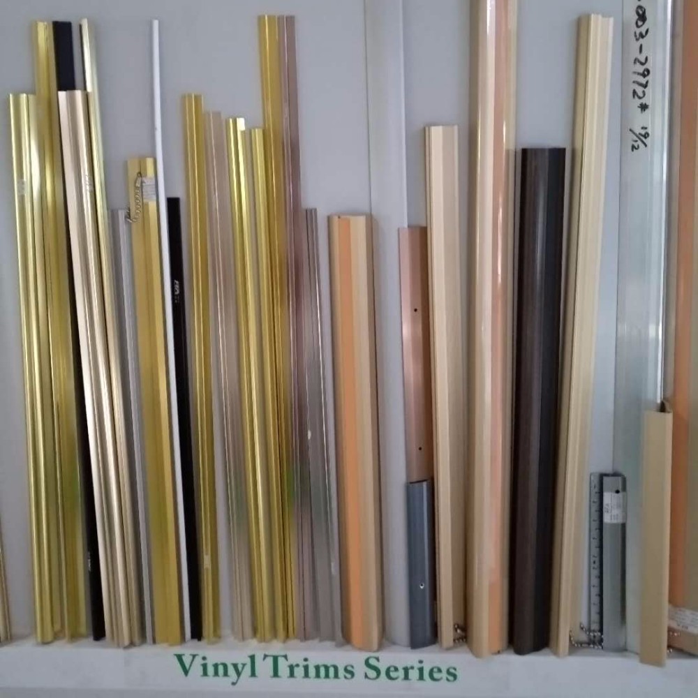 Customized Aluminum Vinyl Flooring Trim PVC Flooring Edge Trim