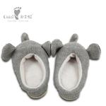 18 X 7cm Kids Shoes Warm Infant Shoes Grey Elephant Head Pattern