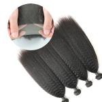 24 Inch 100 Peruvian Virgin Remy Hair Kinky Straight No Chemical Process