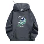 Printed Heavyweight Blank Hoodies Regular Sleeve For Winter