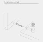 Cold Rolled Steel Minifix Connecting Bolts 40mm Furniture Connector For