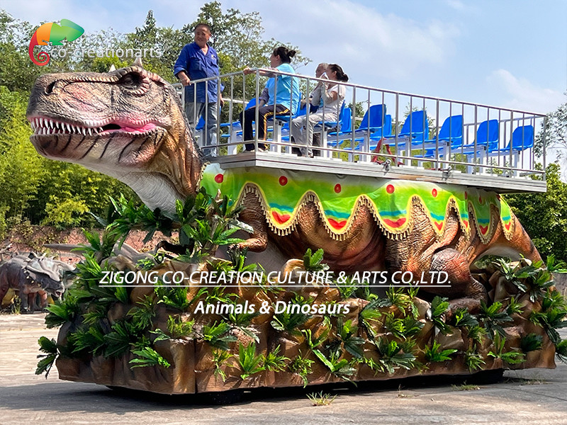 Animatronic T-Rex Float Animatronic Dinosaur Car For Theme Park Decoration Festival Equipment