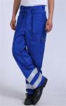 350gsm FR Liquid Chemical protective Suit , IEC61482 Chemical Resistant Pants
