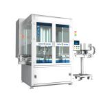 PLC Controlled Rotary Automatic Screw Capping Machine 8 Head 50ML-1000ML Max