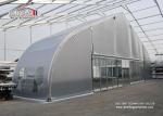 Large White Military Airplane Tent , TFS Aircraft Tent Portable Rainproof for