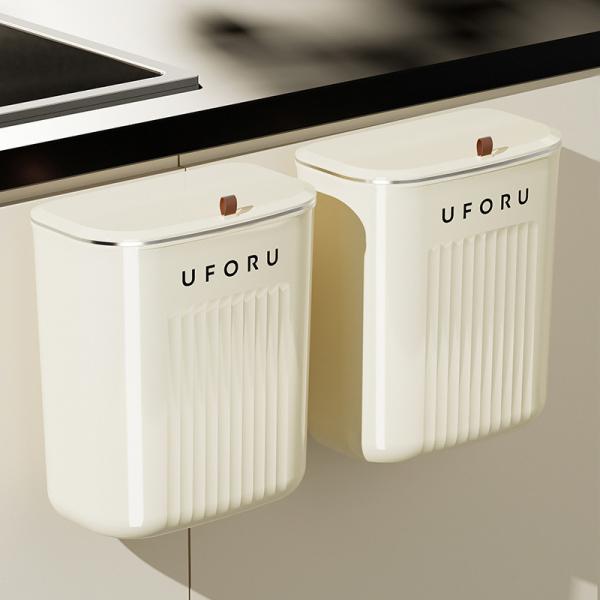 Plastic Big Capacity Waste Bin Separation Bin Waterproof Sticker Design for