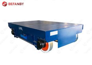 China 0 - 20m/Min Rail Guided Battery Drive Platform Cart 60 Ton factory