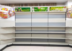 China Long Life Spend Convenience Store Shelves , Metal Store Display Racks factory