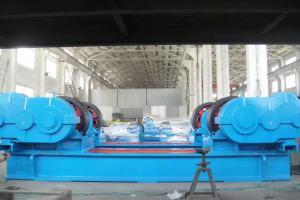 China 300 Ton Double Sides Inverter Motor Drive Metal Wheels Working Rotator Automatic Welding Machine factory