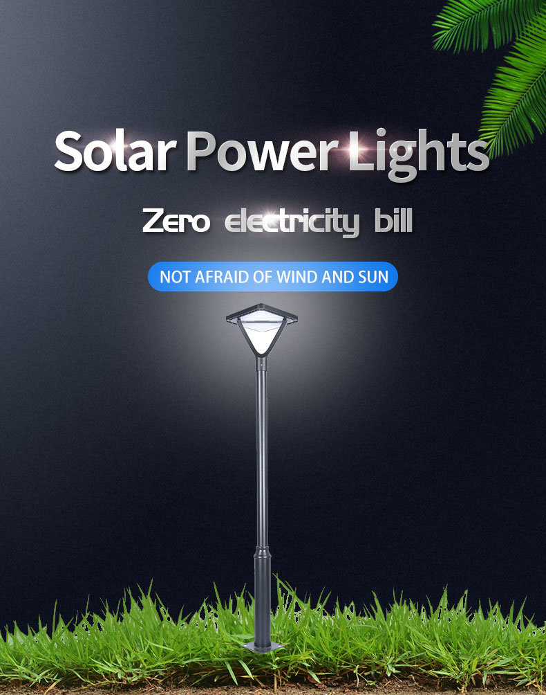2021 New Design Solar Lawn Light Aluminum Solar Garden Lights for Decoration Lighting Sre2403