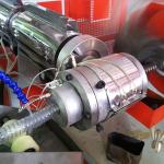 75rpm Steel Reinforced PVC Hose Making Machine With 38CrMoAlA Screw Material