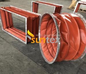 China High Temperature Resistant Soft Large Size Colorful Silicone Rubber Coated Fiberglass Fabric For Expansion Joints factory