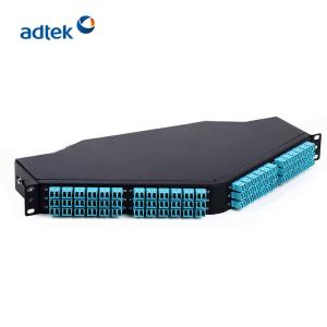 China HD 72 Fiber Optic Patch Panel Fixed Type MTP / MPO 1U 5 Years Warranty factory