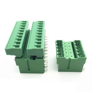 China 5.08mm Pitch Double Row PCB Pluggable Screw Terminal Blocks Plug + Angle Pin Header factory