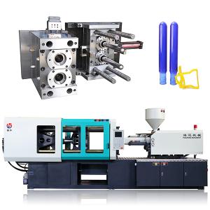 China 1400 - 1700 Bar PET Preform Injection Molding Machine With Heating Power 7-15 KW factory