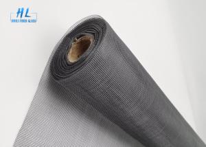 China Anti Mosquito Anti Insect Window Screen Grey 1.2m * 30m PVC Coated Fiberglass factory