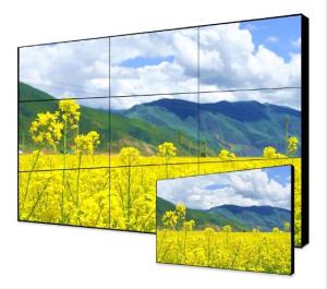 China RGB Vertical Stripe LCD Video Wall Anti Glare 1.7mm Bezel Width 21KG 3x3 video wall size 55inch factory