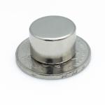 Circular N42 Neodymium Disc Magnets Black Epoxy Coated permanent